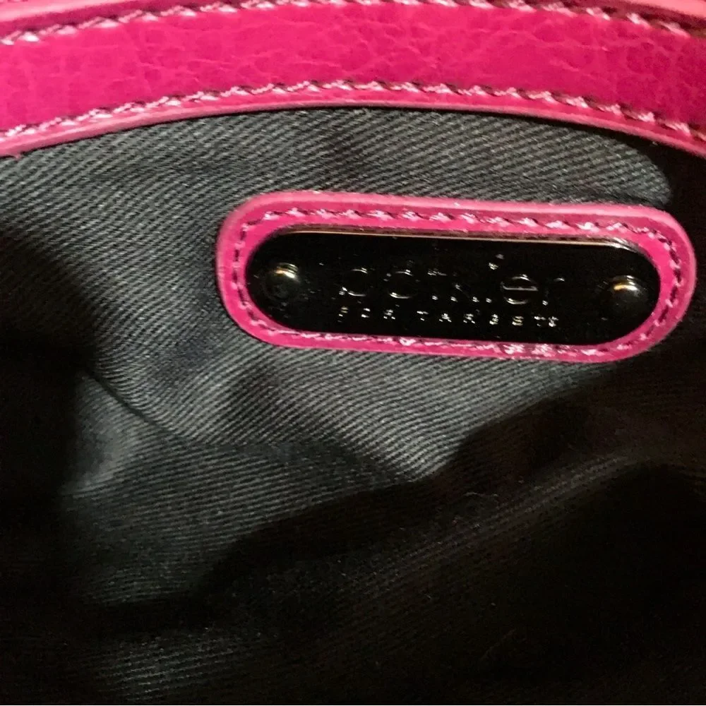 BOTKIER‎ GORGEOUS STUDDED GUN METAL PLUM PURPLE CLUTCH BAG